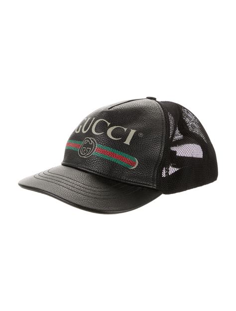 gucci mesh trucker hat